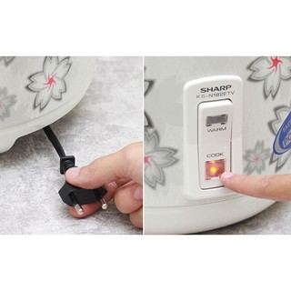 Nồi cơm điện Sharp KS-181ETV 1.8L
