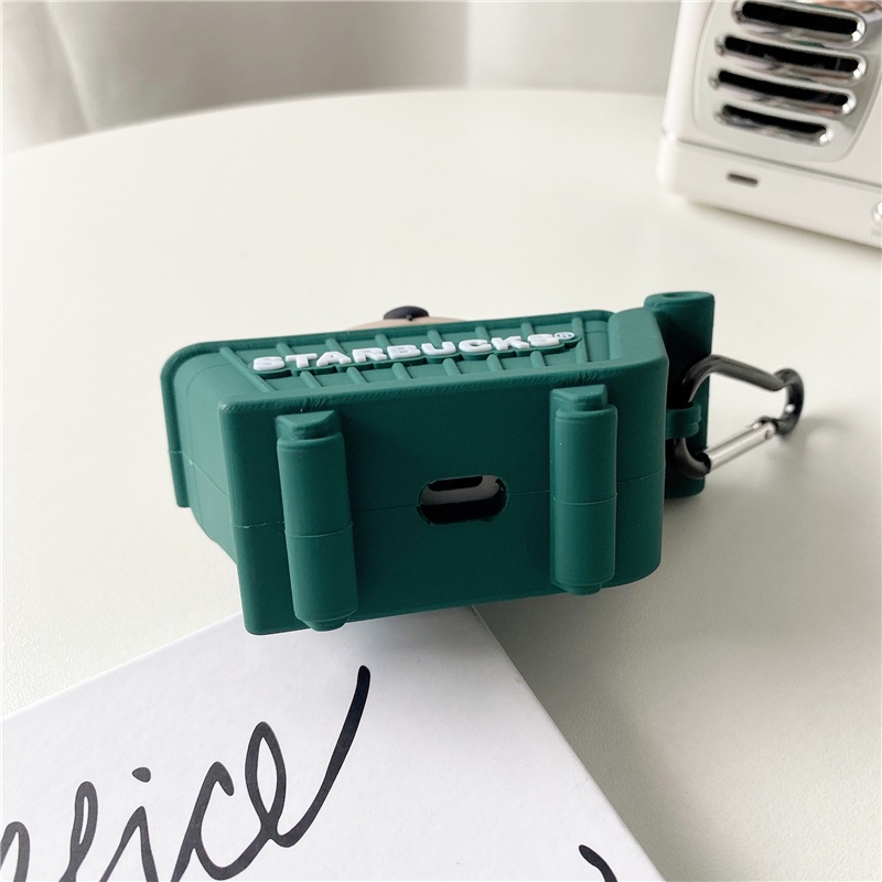Vỏ Bảo Vệ Hộp Sạc Tai Nghe Airpods 3 Pro 2 3 Họa Tiết Hoạt Hình Chú Gấu Dễ Thương Thời Trang 2021 Ốp