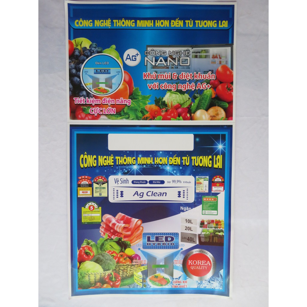 miếng dán tủ lạnh Tem dán tủ lạnh CHUNG