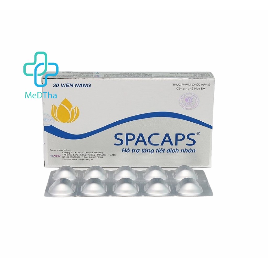 Spacaps - Ngăn ngừa Lão Hóa, Đẹp Da, Giảm Nếp nhăn, Tăng cường Sinh Lý Nữ, Giảm Khô Hạn, Tăng Dịch Tiết [Chính Hãng]