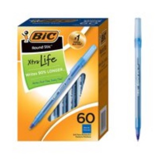 Combo bút bi Bic RoundStic ngòi 1mm