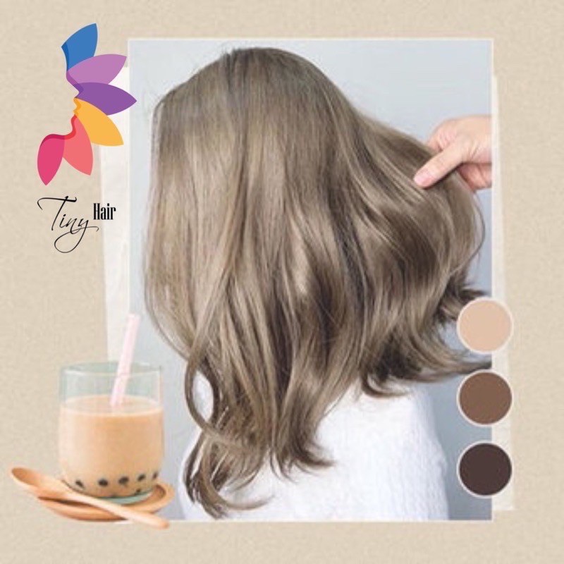 Thuốc nhuộm tóc màu NÂU SỮA | BigBuy360 - bigbuy360.vn