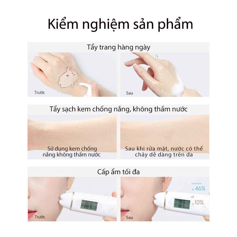 Set of Kem chống nắng 60ml + Sữa rửa mặt Perfect Diary Axit amin 200ml