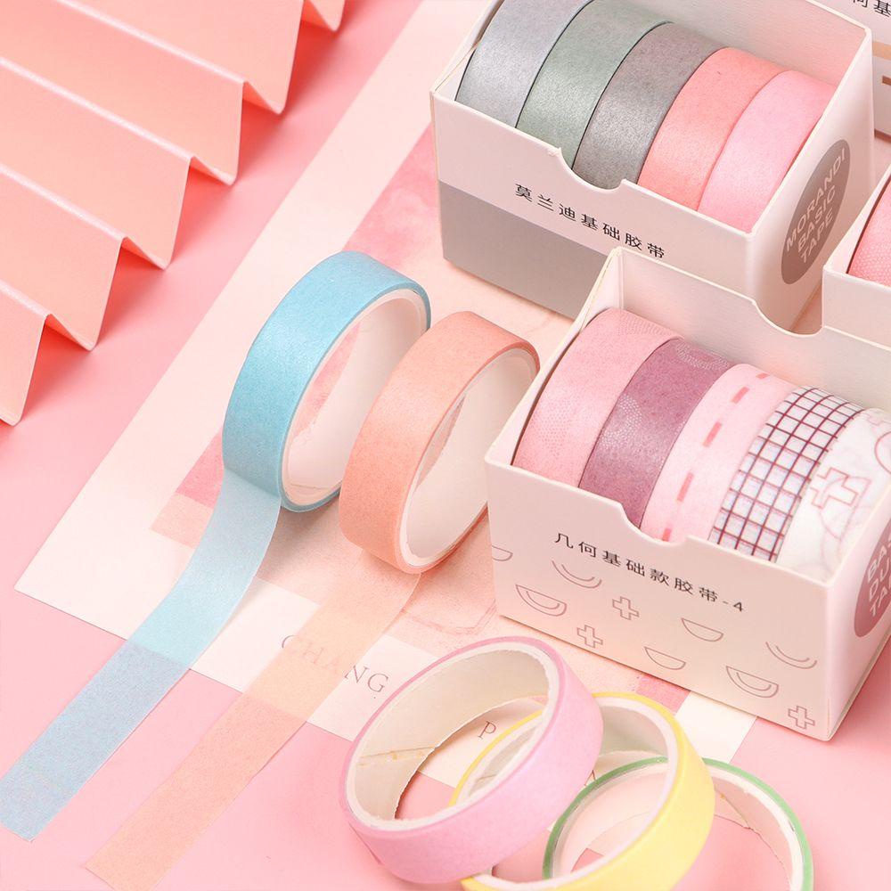 1 Cuộn Băng Dính Washi Với Họa Tiết Hoạt Hình Dùng Trang Trí Scrapbook