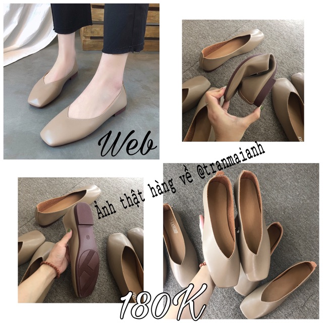 Giày xuất Hàn Quốc mõm vuông | BigBuy360 - bigbuy360.vn