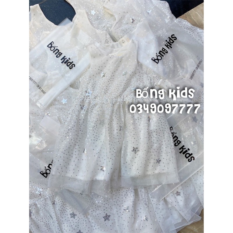 Váy Party Bé Gái Sequin Mềm Mát BabyClub