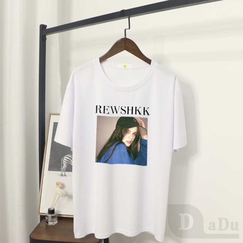 Áo Thun 100% Cotton Tay Ngắn Cổ Tròn In Họa Tiết Hoạt Hình Phong Cách Hàn Quốc Dành Cho Cặp Đôi