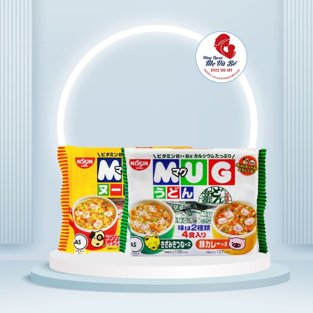 Mì MUG NISSIN NHẬT BẢN ăn liền cho bé