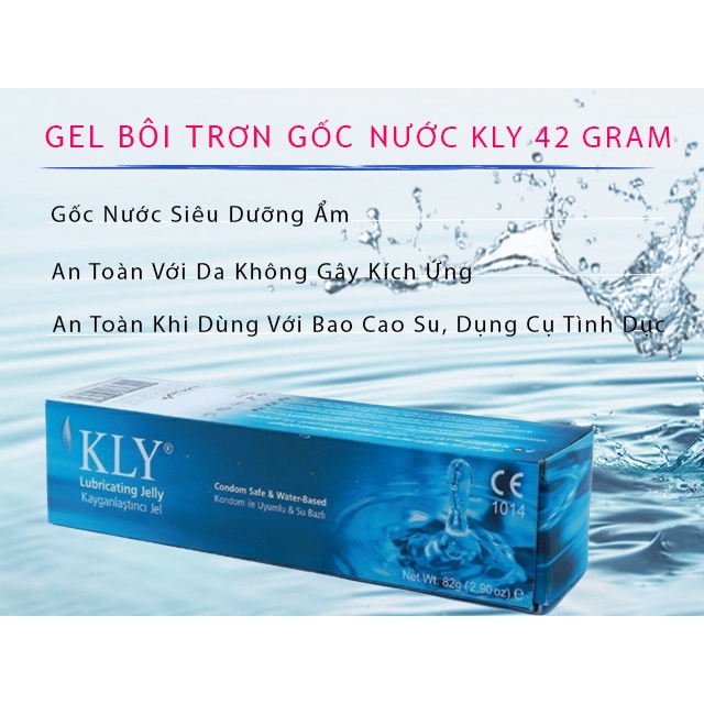 [HÀNG CHÍNH HÃNG ] - Gel bôi trơn KLY, siêu an toàn, hiệu quả, nhập khẩu từ Thổ Nhĩ Kỳ