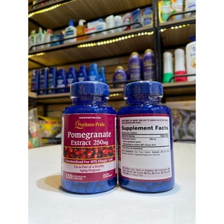 [Bill Mỹ] Tinh Chất Lựu Chống Nắng Nội Sinh - Đẹp Da Puritan’Pride Pomegranate Extract 250mg 120 Viên