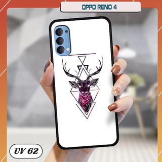 Ốp lưng điện thoại OPPO Reno 4 - lưng nhám viền dẻo