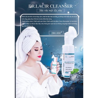 [ CHÍNH HÃNG ] Sữa Rửa Mặt Lamer DrLacir - Đầu Cọ Silicon Thông Minh