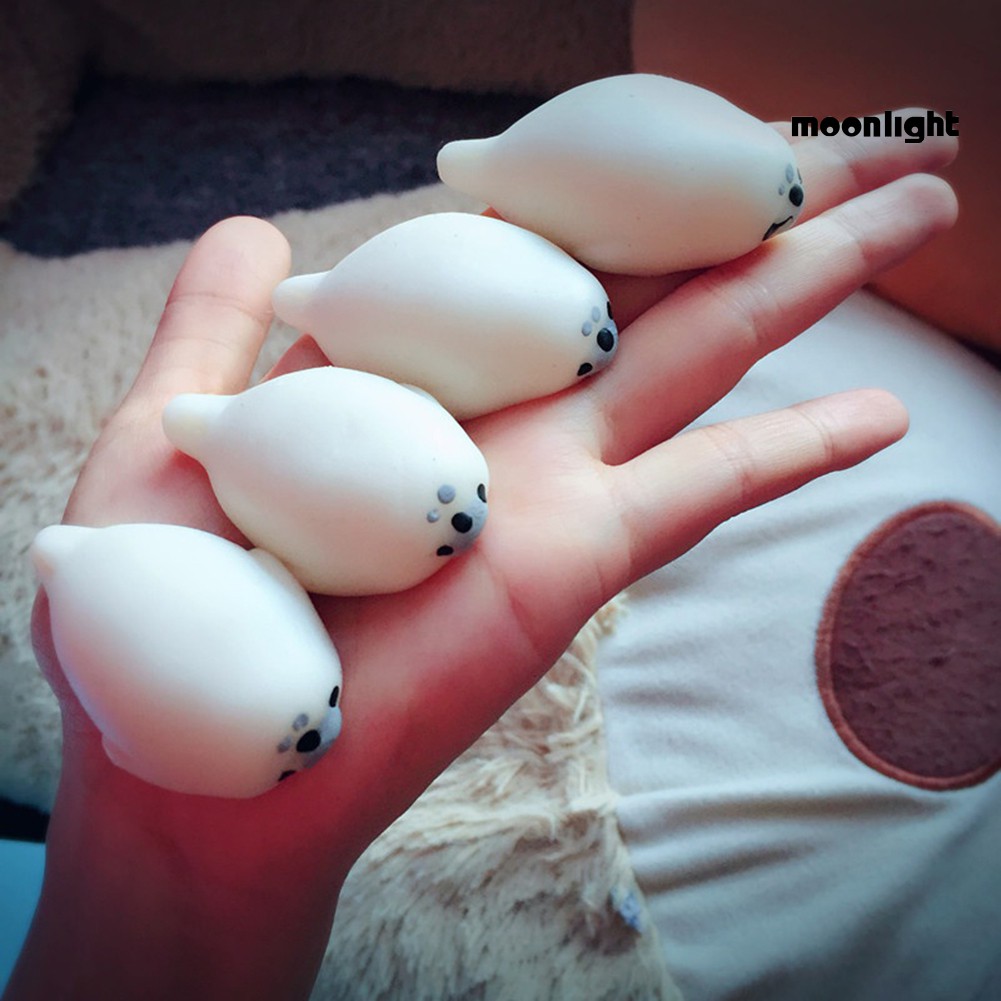 Đồ chơi squishy giảm áp lực hình hải cẩu dễ thương dành cho bé