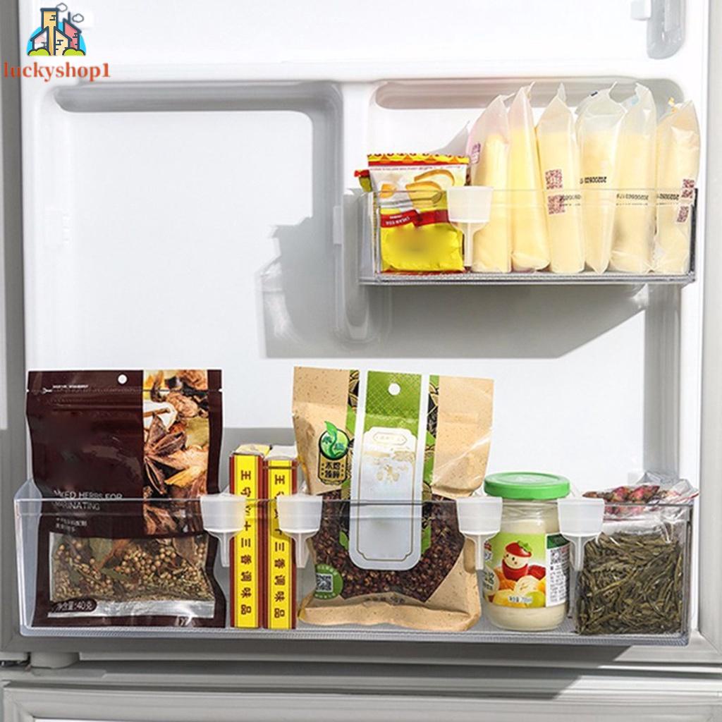 Set 4 Khay Nhựa Chia Ngăn Tủ Lạnh Tiện Lợi #An#44635#D526c5