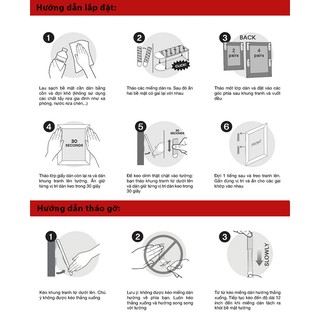 Combo 2 hộp miếng dán treo tranh 5.4kg Command-3M  (mỗi hộp 4 sets 8 miếng)