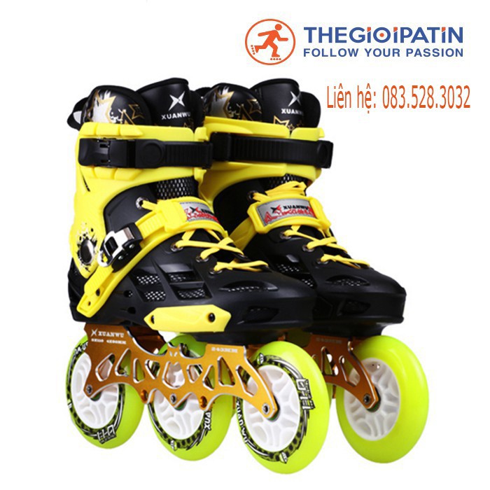 Giày patin Skates World X8 cao cấp, giày patin chính hãng