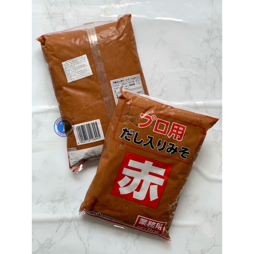 [Mã 159FMCGSALE giảm 8% đơn 500K] Tương Đậu Đỏ Marukome Aka Miso Pro 1Kg (Gói)