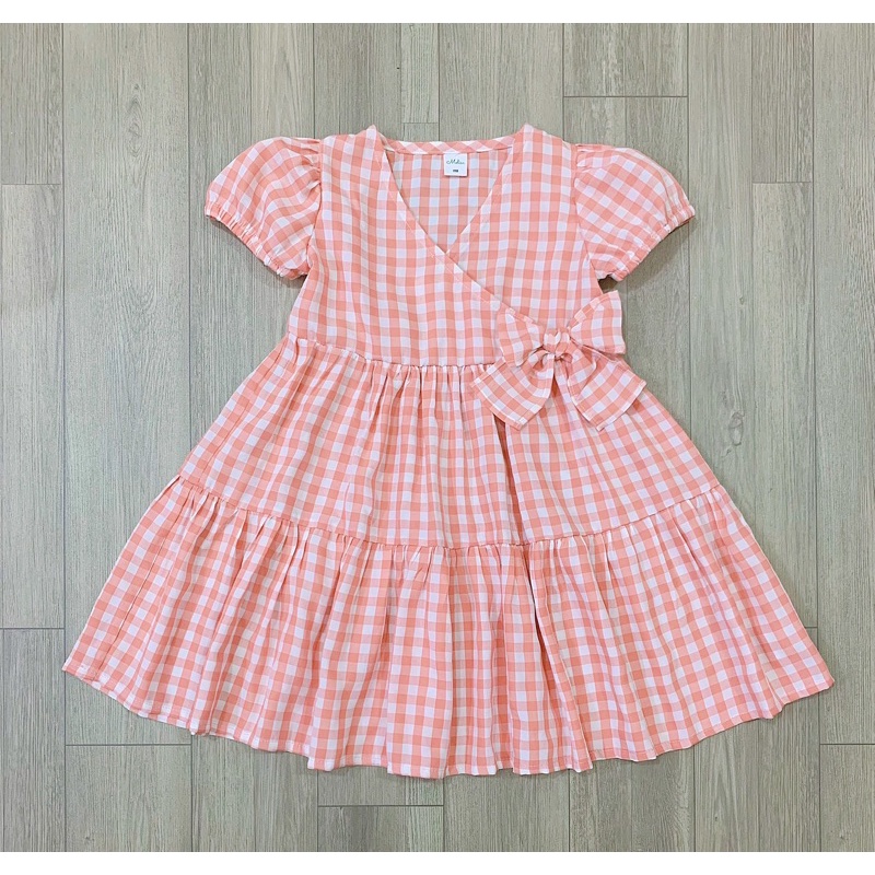 Váy caro hồng Melisa