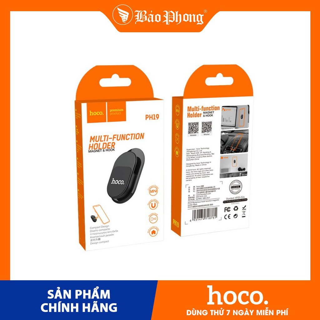 Bộ giá đỡ đa năng từ tính HOCO PH19 Dành cho điện thoai , iP , Samsung , iPhone , Oppo , Huawei , Xiaomi , giá rẻ , đẹp