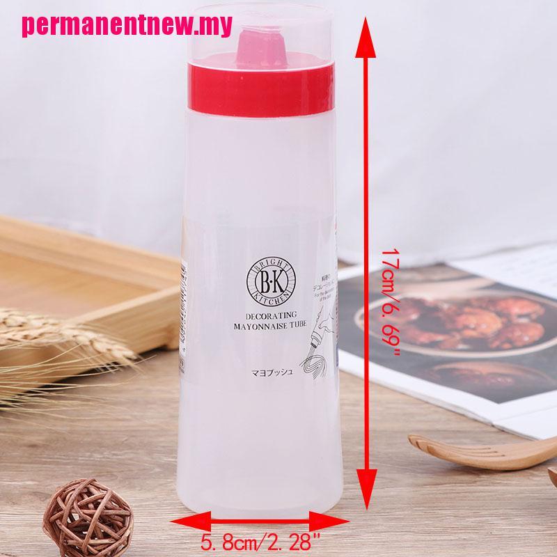 Bình Đựng Dầu Ăn / Nước Sốt 4 Lỗ 300ml Bằng Nhựa Resin Tiện Dụng Cho Nhà Bếp