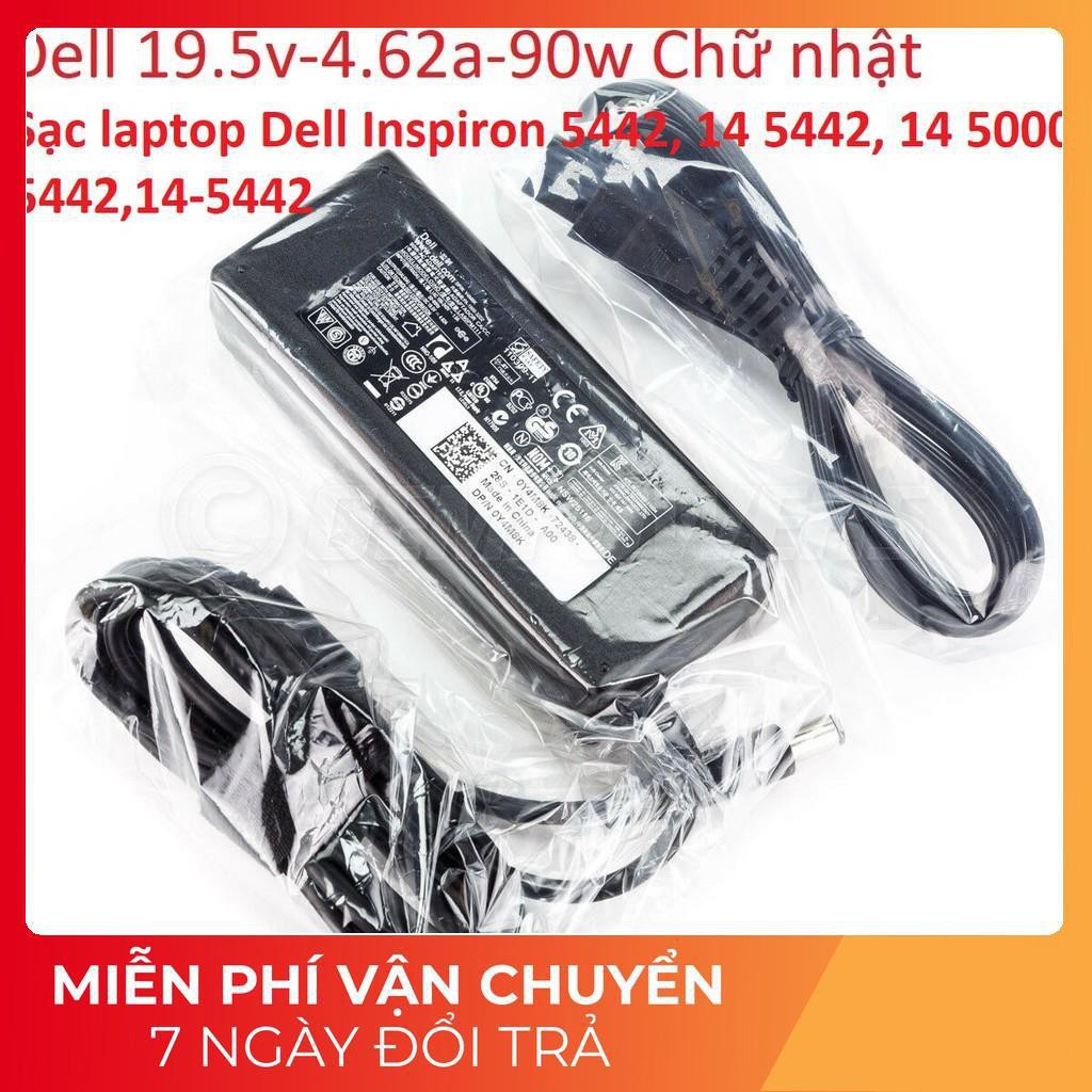 ⚡️[Sạc zin] Sạc laptop Dell Inspiron 5442, 14 5442, 14 5000 5442,14-5442 19.5V - 3.34A - 4.62A - 65W - 90W Chân kim to