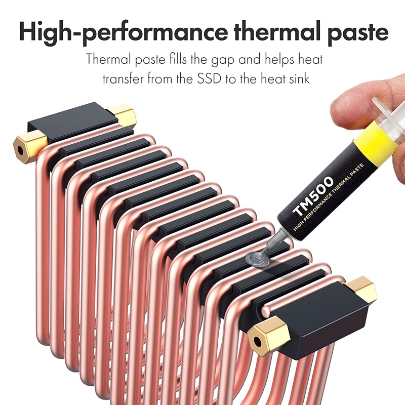 Bộ Tản Nhiệt Bằng Đồng Nguyên Chất Cho M 2 2280 SSD NVME