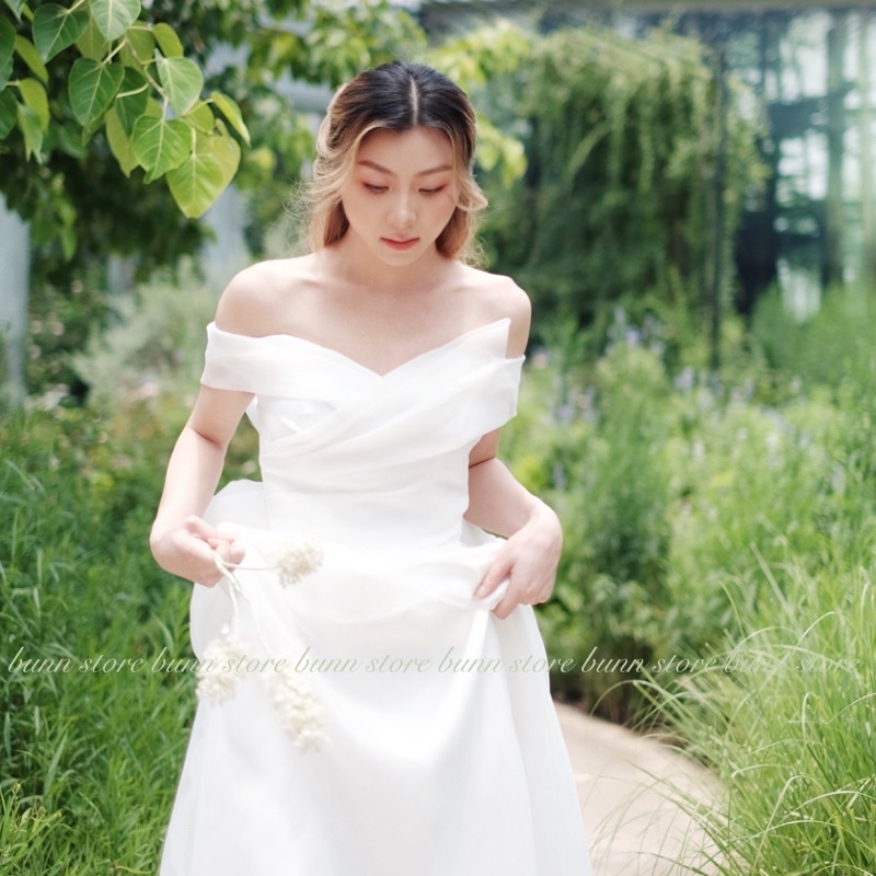 Váy Cưới Violet Thiết Kế ( ẢNH THẬT ) Váy Đi Bàn - Váy Đón Tiệc - Váy Chụp Ảnh Cưới Đơn Giản