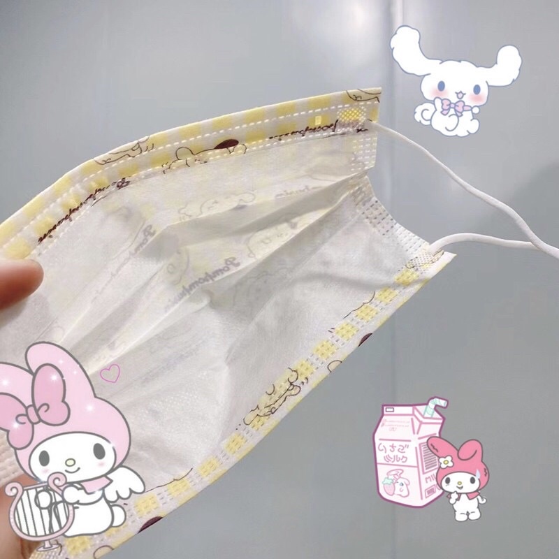 Khẩu Trang In Hình Pompompurin ( size cho người lớn ) | BigBuy360 - bigbuy360.vn