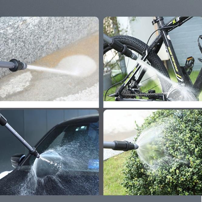 Vòi xịt rửa xe và tưới cây gia đinh 2 chế độ phun tia và phun sương, Vòi Rửa Xe Tăng Áp Baseus Rửa Ô Tô Xe Máy Tưới cây