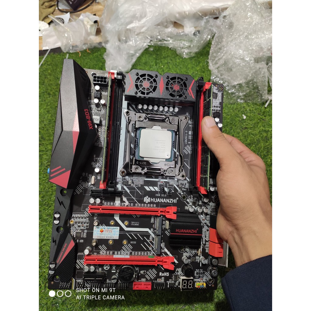 Combo Mainboard Huananzhi X99 CPU E5 2678V3