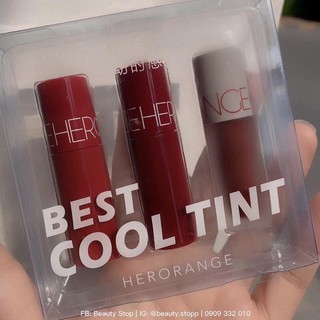 Set 3 Son Kem Lì Warm/Cool Herorange