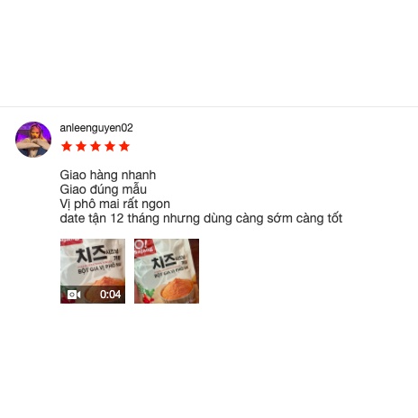 Bột phô mai  lắc khoai tây, bánh gạo Osajang 250gr, 100gr