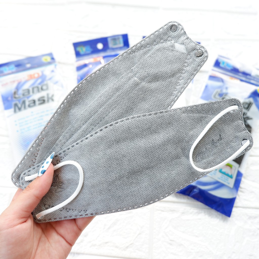 Khẩu trang y tế kháng khuẩn 3D LAND MASK đủ màu, người lớn trẻ em NPP Shoptido | BigBuy360 - bigbuy360.vn