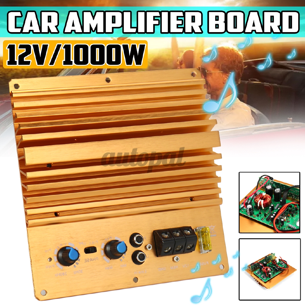 Bảng Mạch Khuếch Đại Âm Thanh Đơn 12v 1000w Amp Cho Xe Hơi