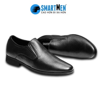 GIày lười Da bò Tăng chiều cao SMARTMEN GL-368
