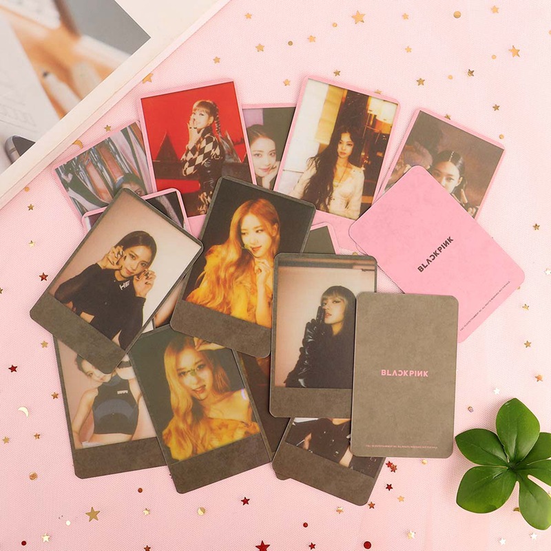 Set 8 thẻ ảnh hình thành viên nhóm nhạc Blackpink