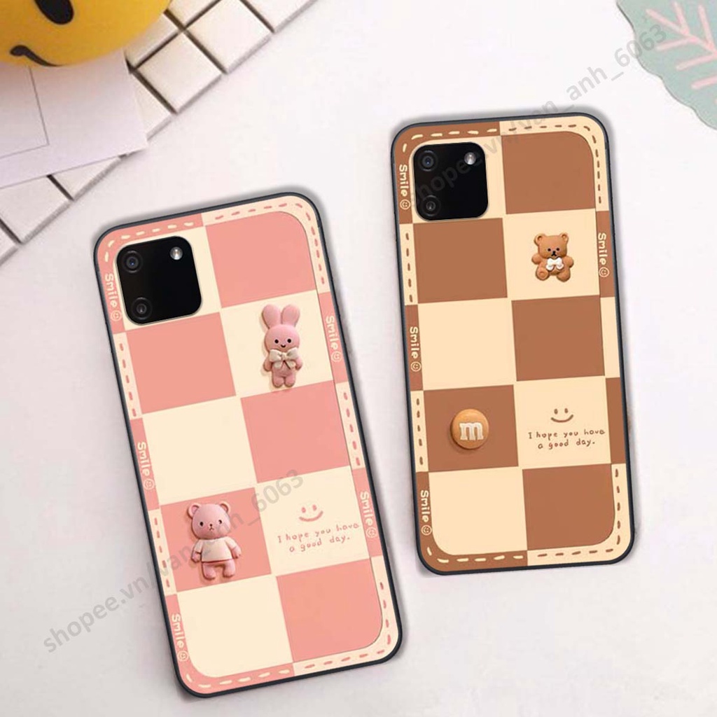 Ốp lưng Realme C11 hình gấu, kẹo dễ thương cute