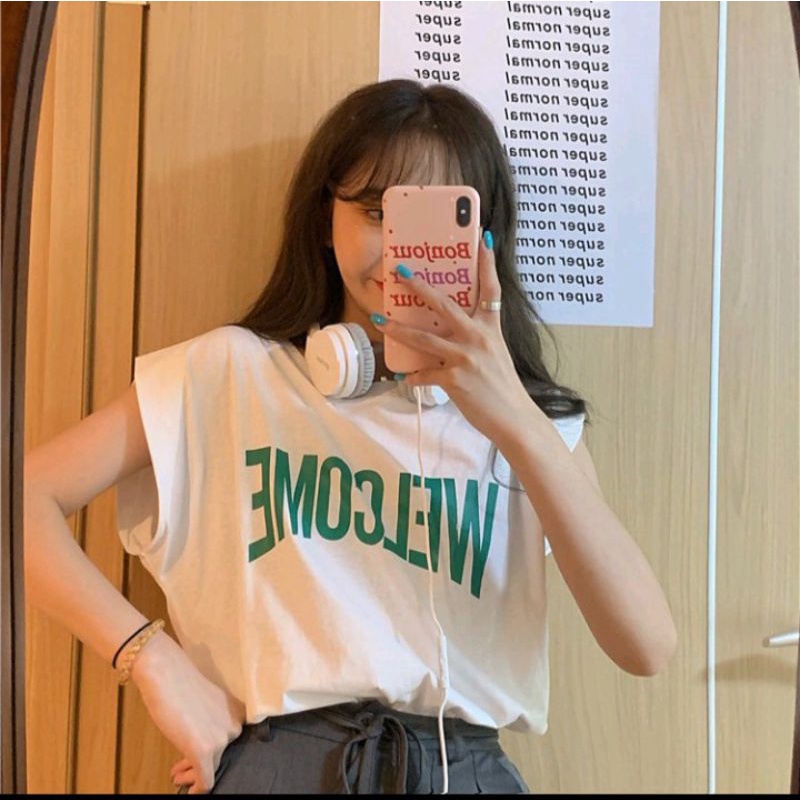 [ Xả Kho ] Áo Thun Ba Lỗ Form Rộng  FREESHIP Áo Thun Sát Nách Không Tay Freesize in chữ Phong Cách, Cá Tính Q116