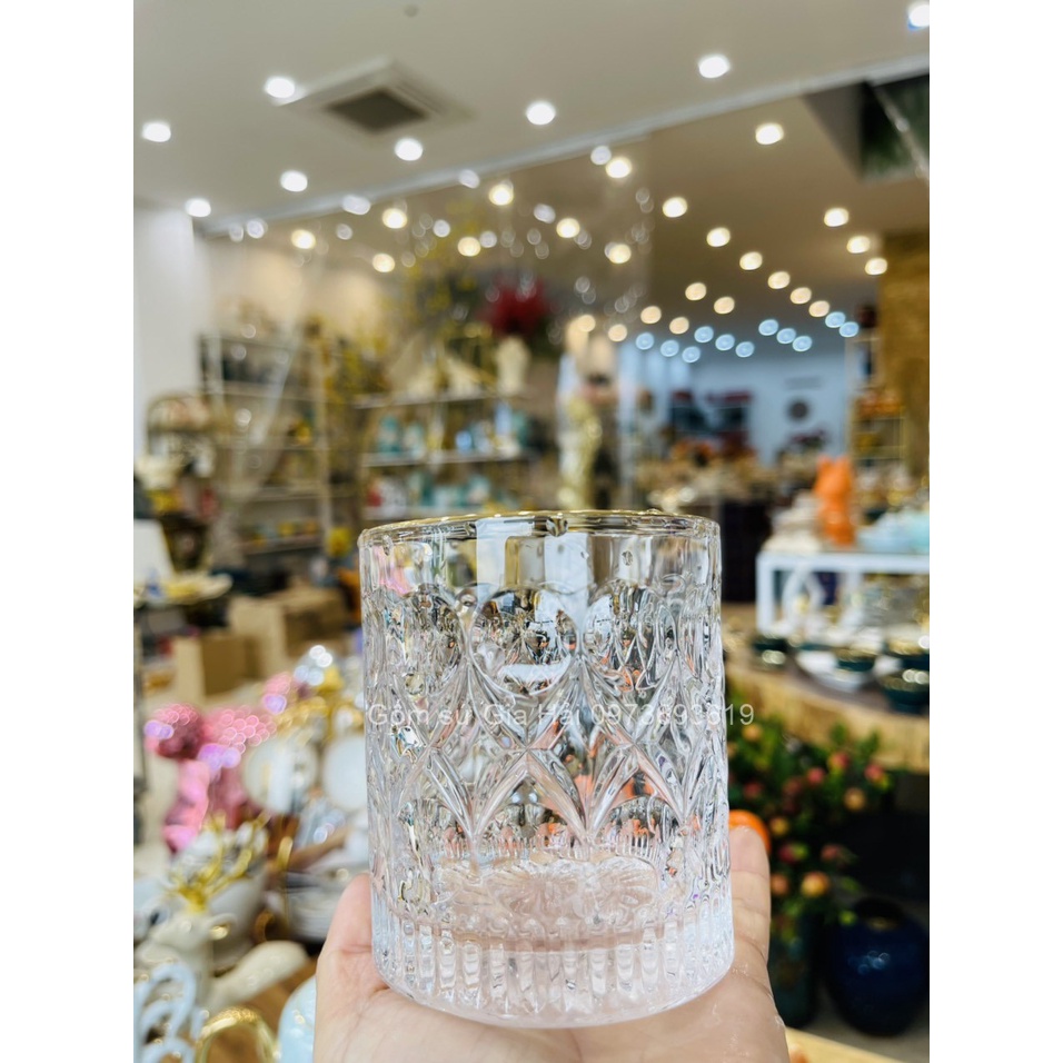 Cốc vàng kim cao cấp sang chảnh 6 cốc