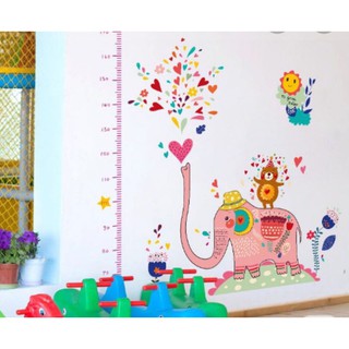 Decal thước đo chiều cao dán tường đáng yêu - đủ mẫu
