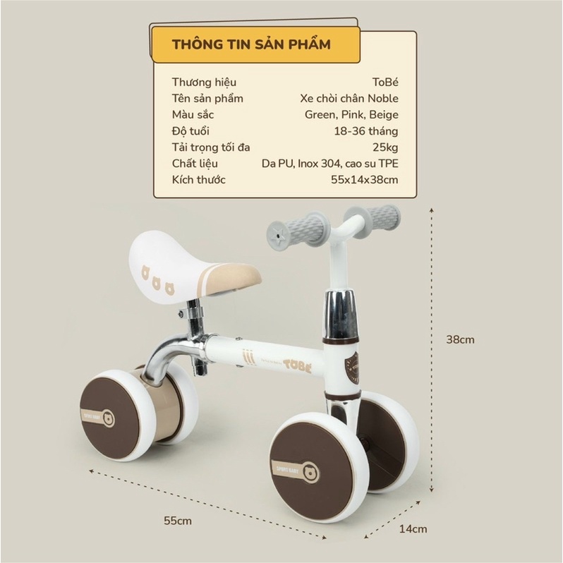 𝐗e chòi chân Noble ToBe cho bé