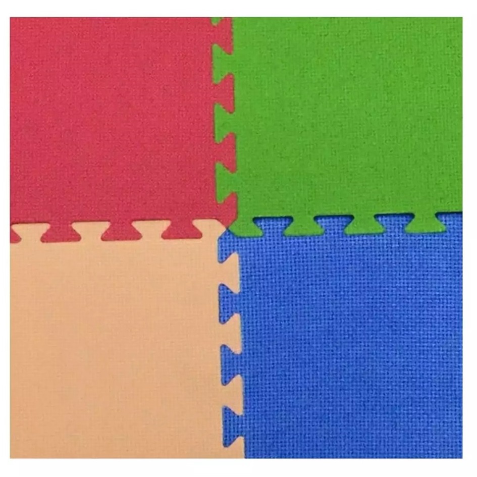 Tấm xốp lót sàn độ dày 2cm - Thảm trải sàn có 8 màu sắc ghép lại, kích thước 60x60 cm/tấm, chống trơn trượt