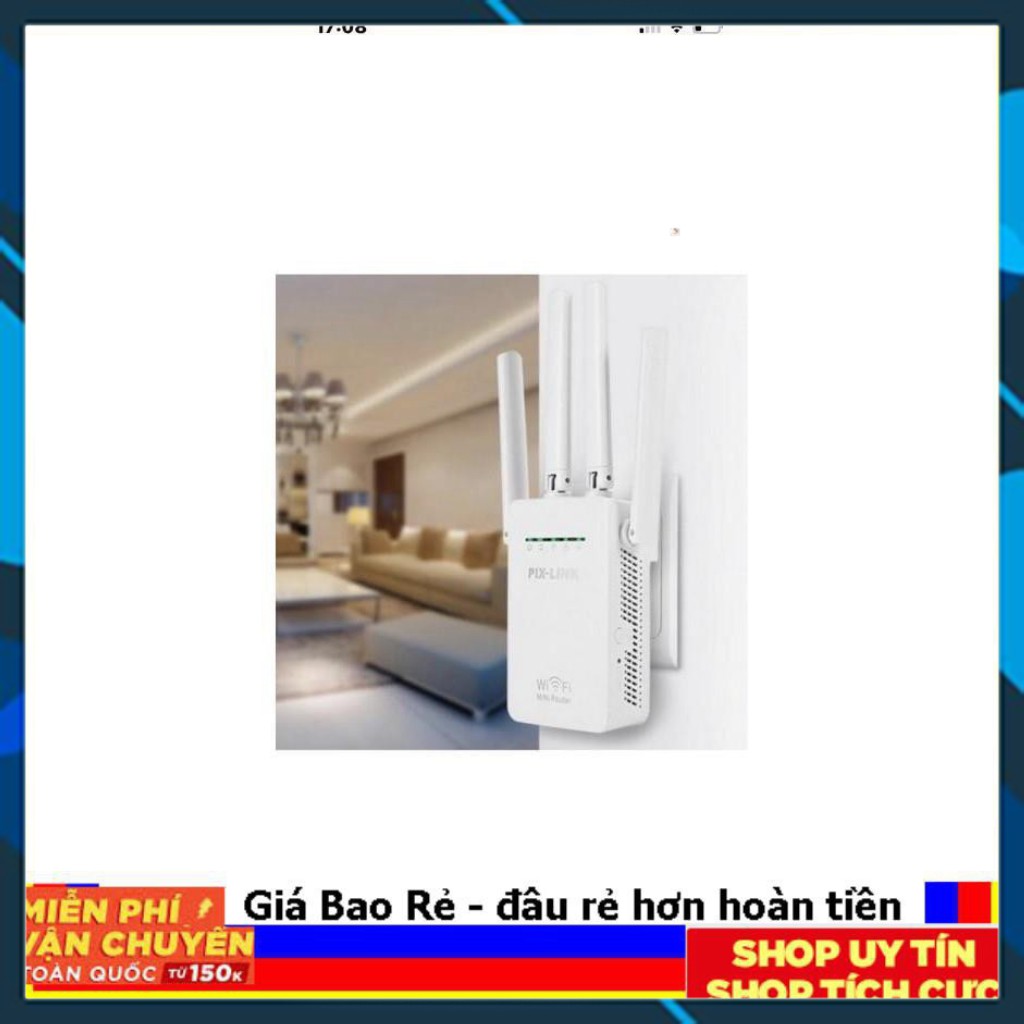 Bộ kích sóng giá rẻ (Xả Kho) Kích sóng pix-link 4 anten WR08 Sản phẩm chất lượng