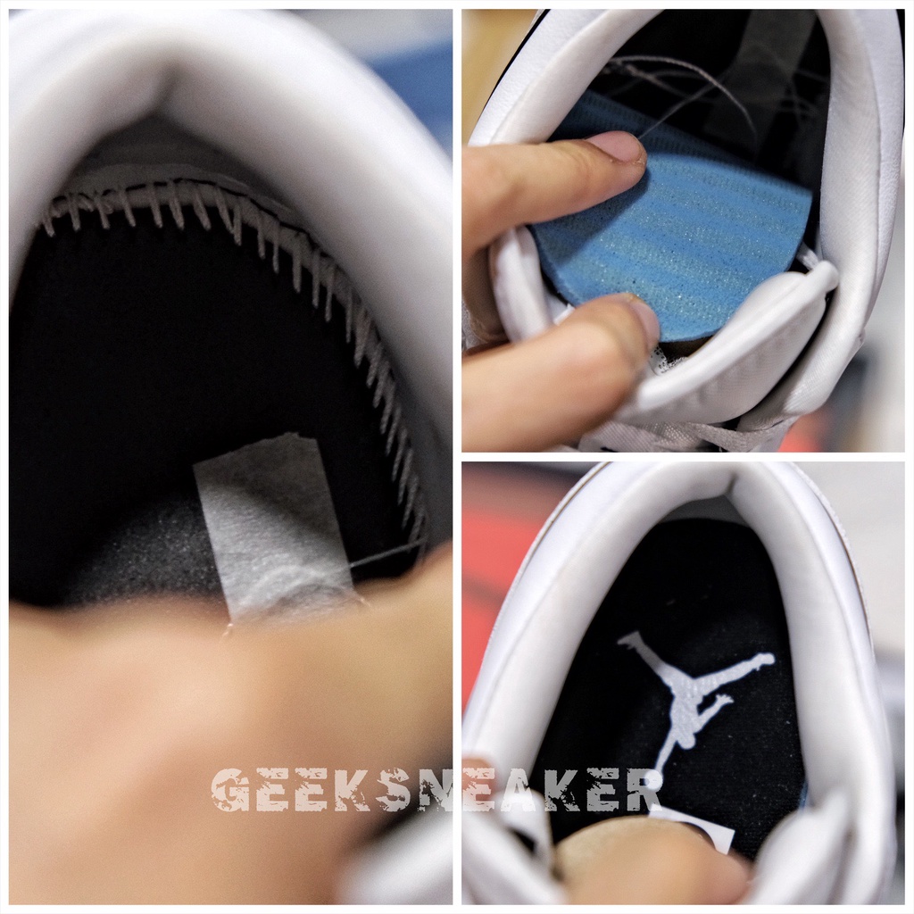 [GeekZoneSneaker] Giày Sneaker Cổ Thấp Air Jordan 1 Low &quot; Panda &quot; | White Black