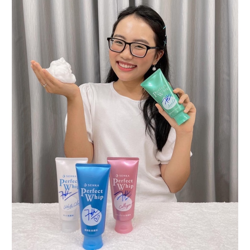 Sữa Rửa Mặt Senka Perfect Whip dành cho da dầu, hỗn hợp | BigBuy360 - bigbuy360.vn