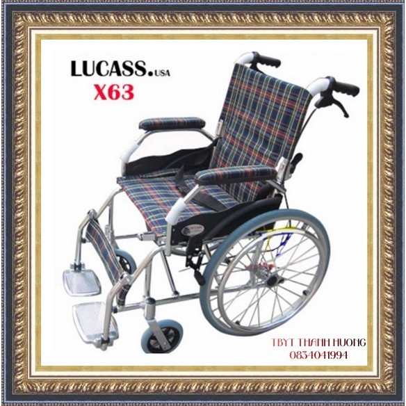 Xe lăn Lucass X63L/X63