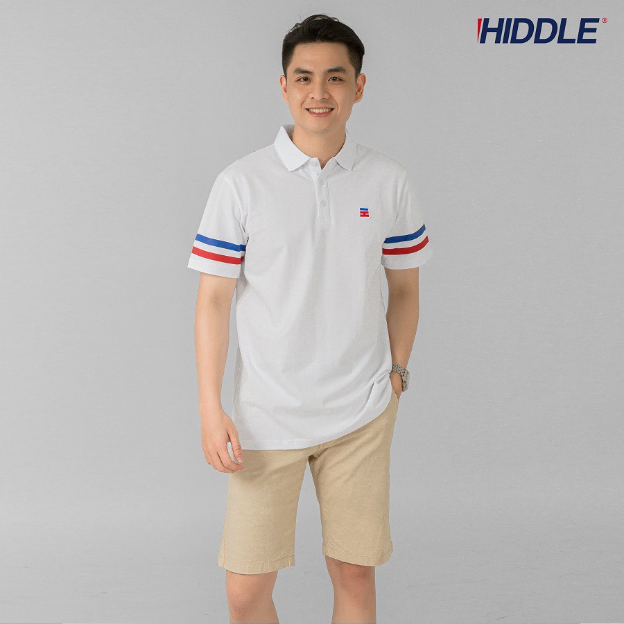 Áo thun POLO nam cổ bẻ BASIC vải cá sấu Cotton trẻ trung HIDDLE 810203