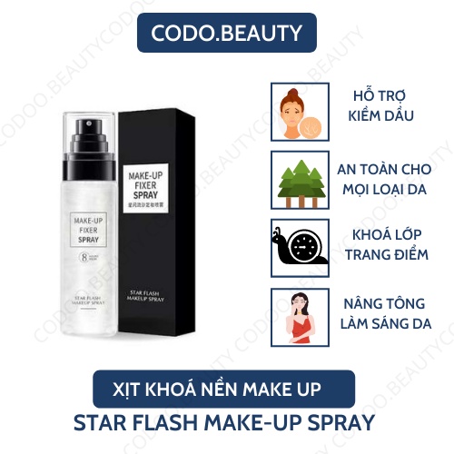 Xịt Khóa Nền Trang Điểm Star Flash Make Up Spray Luôn Mịn Màng