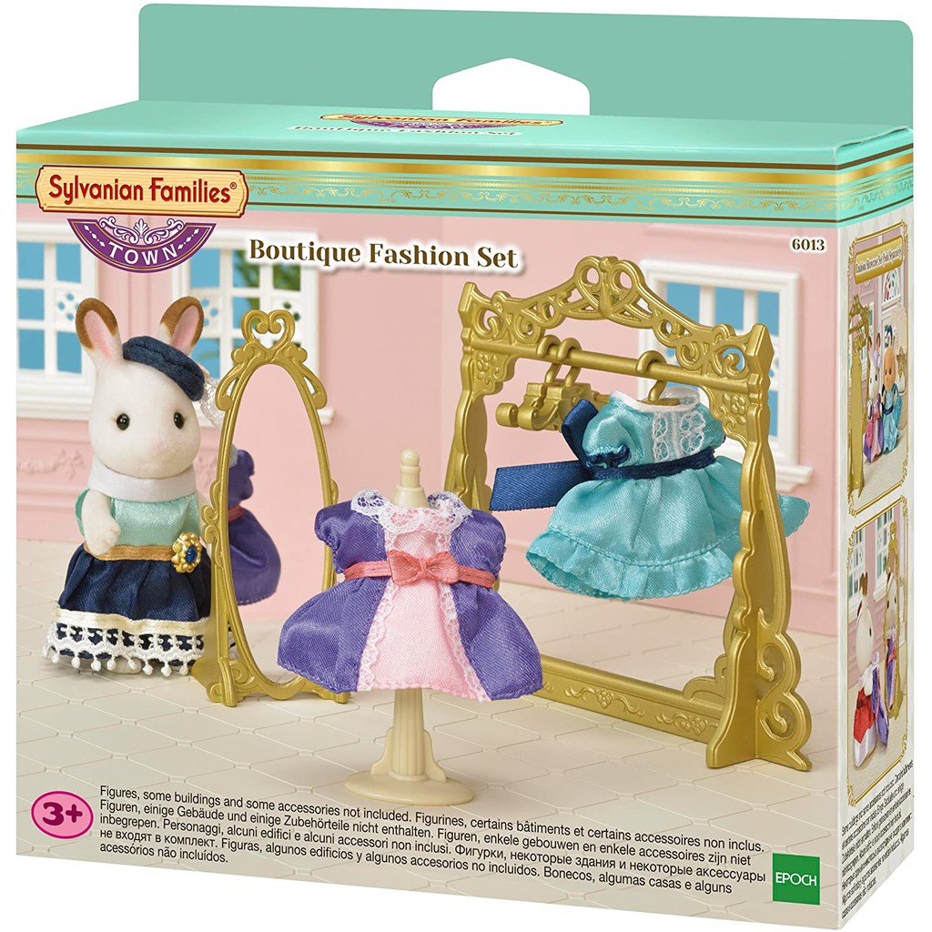 Sylvanian Families Town Cửa Hàng Quần Áo Thời Trang Boutique Fashion Set