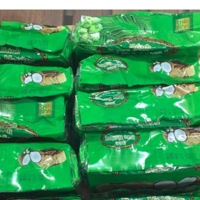 Set 7 bịch bánh dừa nướng 180g | BigBuy360 - bigbuy360.vn